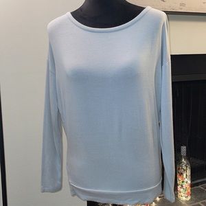 Open back long sleeve top